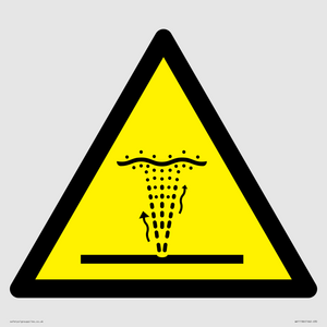 W515 Warning: Geyser (water/air) water jet